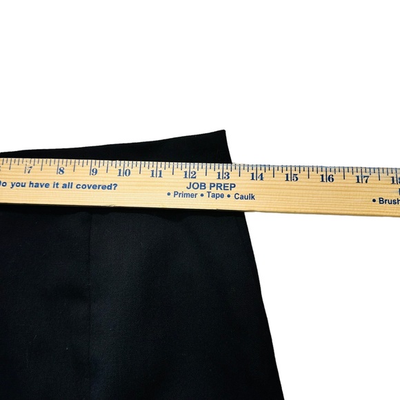 Moschino Cheapandchic Black Wool Academia Skirt - Black - Picture 2 of 7